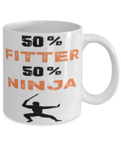 Fitter Ninja Coffee Mug,Fitter Ninja, Unique Cool Gifts For Professionals and co-workers | The Storepaperoomates Retail Market - Fast Affordable Shopping
