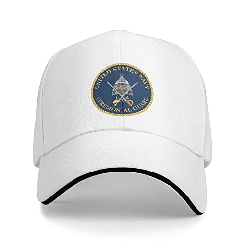 United States Navy Ceremonial Guard Baseball Caps Sandwich Caps