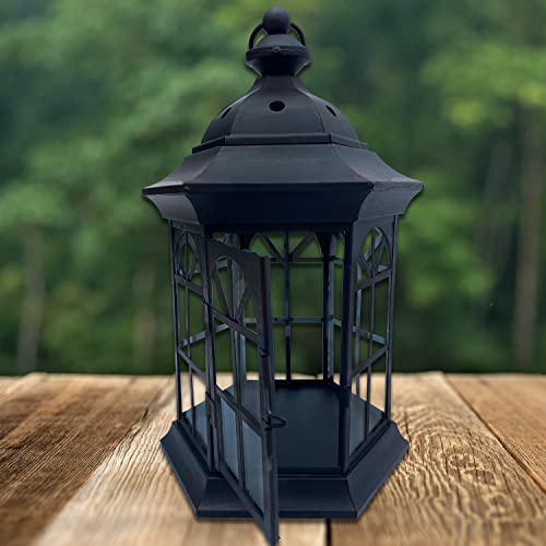 BACKYARD EXPRESSIONS PATIO · HOME · GARDEN 906476-NM Three Tier Steel Lantern Stand/Hanger-71 Inch Height-No Candles Included-Backyard Expressions, Black | The Storepaperoomates Retail Market - Fast Affordable Shopping