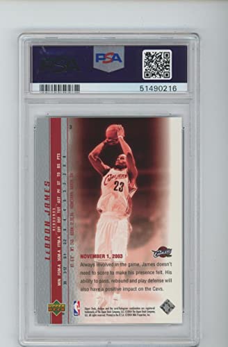 2003-04 Upper Deck Phenomenal Beginning #3 Lebron James ROOKIE RC MINT PSA 9 Graded NBA Basketball Card 03-04 | The Storepaperoomates Retail Market - Fast Affordable Shopping