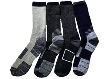 Kirkland Signature Men’s Merino Wool Blend Socks, 7-13 Shoe Size, 4 Pairs | The Storepaperoomates Retail Market - Fast Affordable Shopping