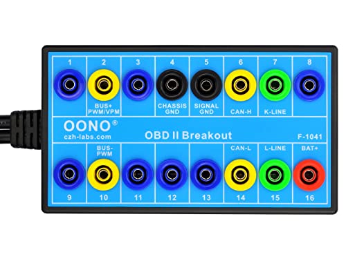 OBD-II Breakout Diagnostic Box, OBD2 Pinout Tester Detector