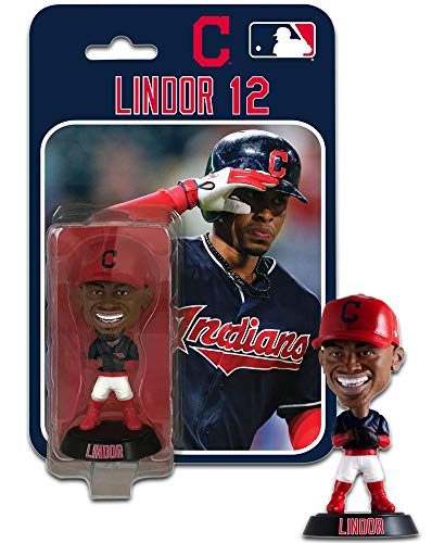 Francisco Lindor Cleveland Indians First Series Mini Bobblehead MLB