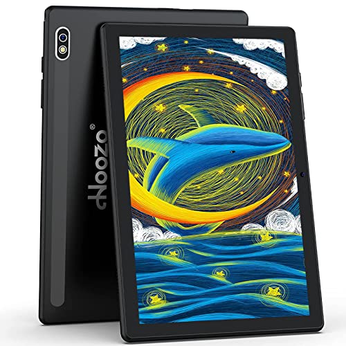 Hoozo Tablet 10 Inch, Android 10.0 Tablet with 32GB 6000mAh Battery Quad Core HD Touchscreen Tablets WiFi Bluetooth 4.2