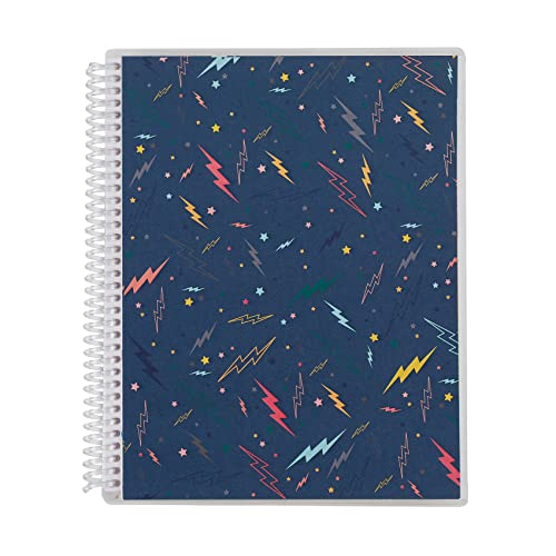Erin Condren 7″ x 9″ Spiral Bound Kid’s Notebook – Gratitude Journal. 160 Pages of 80 lb. Mohawk Paper. Daily Gratitude Writing or Drawing Pages. Safe Plastic Coil and Laminate Metallic Cover