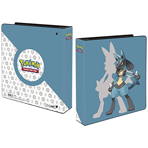 Ultra Pro Lucario 2″ Album for Pokémon – Protect Your Gaming Cards In a Vibrant Full-Art Cover Album While On The Move and Always Be Ready For Battle
