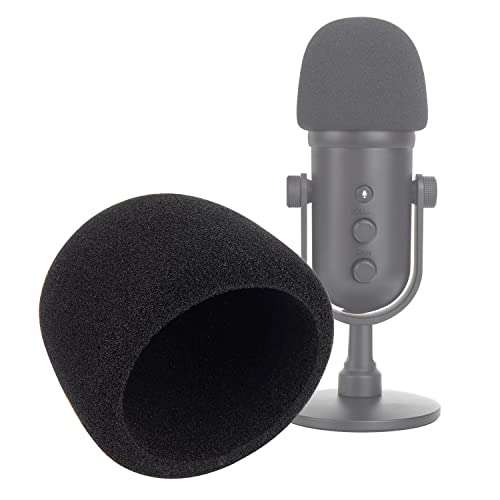 Seiren V2 X Foam Cover or Razer Seiren V2 Pro Mic Pop Filter, Mic Cover Compatible with Razer Seiren V2 Pro and Razer Seiren V2 X USB Microphones, Block POPS by YOUSHARES