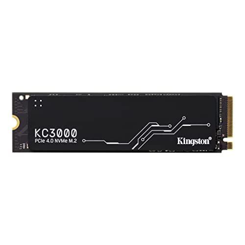 Kingston KC3000 PCIe 4.0 NVMe M.2 SSD – High-Performance Storage for Desktop and Laptop PCs -SKC3000S/1024G