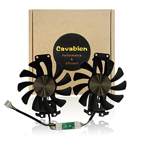Cavabien 75mm GA81S2U 12V 0.38A 4Pin GPU Graphics Card Cooling Fan Replace for ZOTAC GTX960 GTX 960 Graphics Video Card Cooling Fan (Fan-2pcs-4pin) | The Storepaperoomates Retail Market - Fast Affordable Shopping