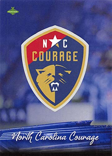 2021 Parkside NWSL Volume 2#214 North Carolina Courage Crest North Carolina Courage Official National Women’s Soccer League Trading Card in Raw (NM or Better) Condition