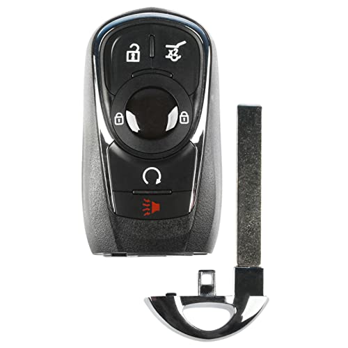 Keyless Entry Remote Start Car Key Fob 5btn For Buick (HYQ4AA)