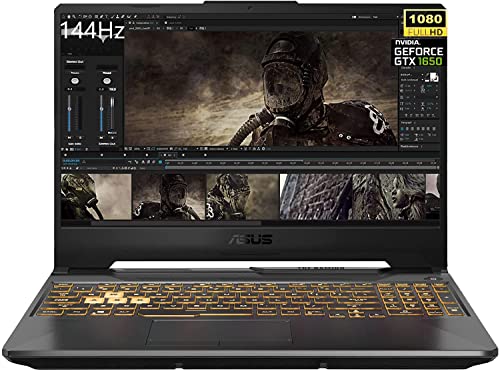 ASUS TUF F15 144Hz Gaming Laptop, 15.6″ FHD, Intel Core i5-10300H, 16GB RAM, 512GB NVMe SSD, NVIDIA GeForce GTX 1650, RGB Backlit Keyboard,Windows 10 Home