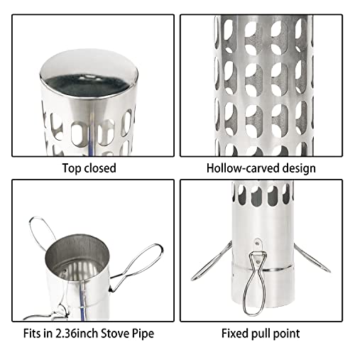 FIREHIKING Stovepipe Spark Arrestor Chimney Rain Cap for 2.36inch/6cm Stainless Steel Stove Pipe | The Storepaperoomates Retail Market - Fast Affordable Shopping