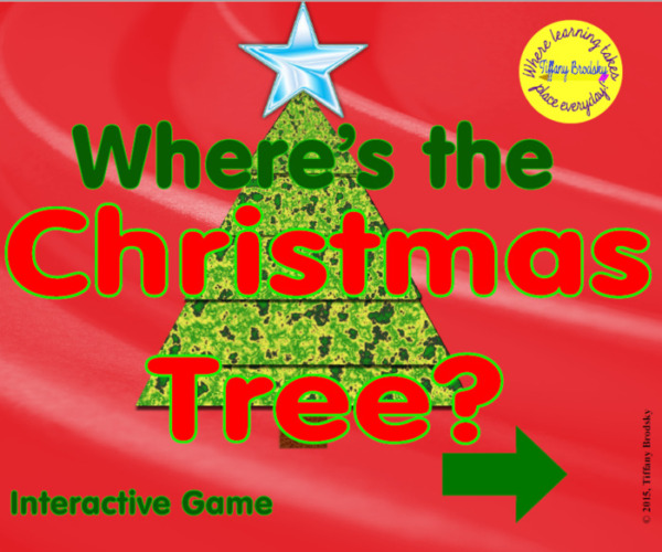 Where’s the Christmas Tree? Preposition Game