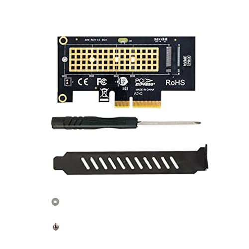 Kingjinglo M.2 NVMe SSD to PCIE 3.0 X4 Adapter Card M.2 M Key Interface Converter Support PCI Express 2230 2242 2260 2280 SSD 2230 ssd nvme