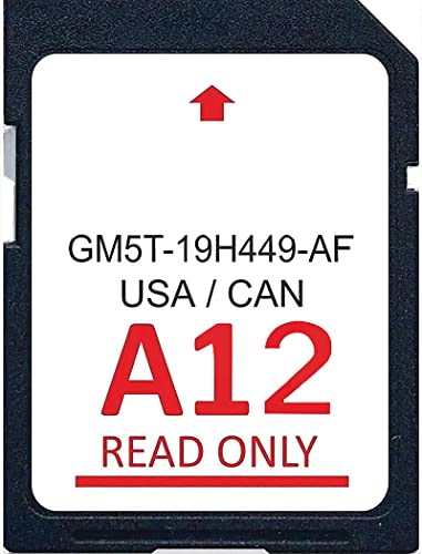 Latest 2021 A12 Navi.on SD Card GM5T-19H449-AF Compatible with Ford & Lincoln, Sync USA/Canada