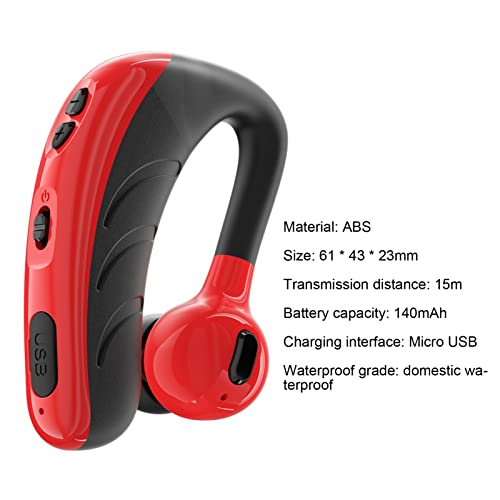 Ear Buds Wireless Bluetooth Earbuds Bluetooth 5.0 Wireless Headphones Earphone Bluetooth Ear Hook Ear Buds for Men Women Teens – Black Red | The Storepaperoomates Retail Market - Fast Affordable Shopping