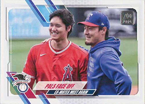 2021 Topps Update #US125 Shohei Ohtani/Kohei Arihara NM-MT Los Angeles Angels/Texas Rangers Baseball