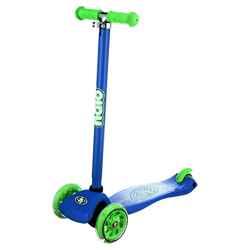 Halo Jr 3 Wheel Scooter Combo (Blue/Green)