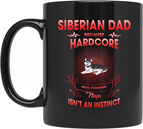 Siberian Dad Because Devil Stomping Ninja Isn’t A Instinct Coffee Mug, Funny Coffee Mug A0Y3OF
