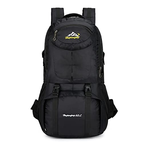 AIWendy 60L Waterproof Lightweight Hiking,Camping,Travel Backpack for Men Women (Black) | The Storepaperoomates Retail Market - Fast Affordable Shopping