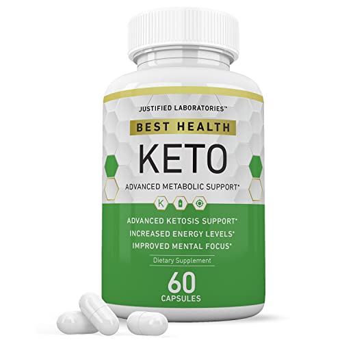 Best Health Keto Pills Includes Apple Cider Vinegar goBHB Exogenous Ketones Advanced Ketogenic Supplement Ketosis Support for Men Women 60 Capsules