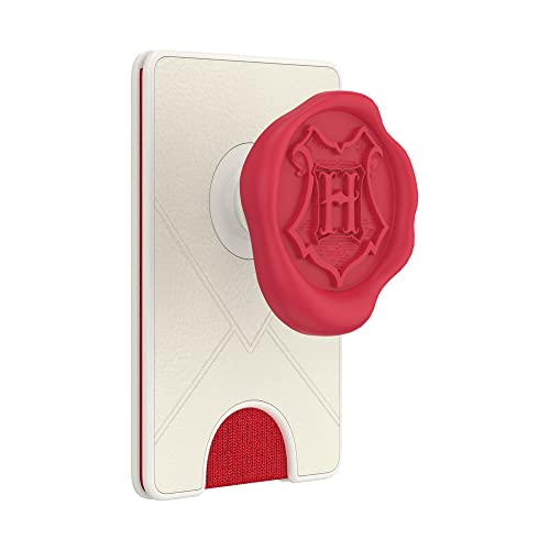 PopSockets Phone Wallet with Expanding Phone Grip, Phone Card Holder – Hogwarts Letter