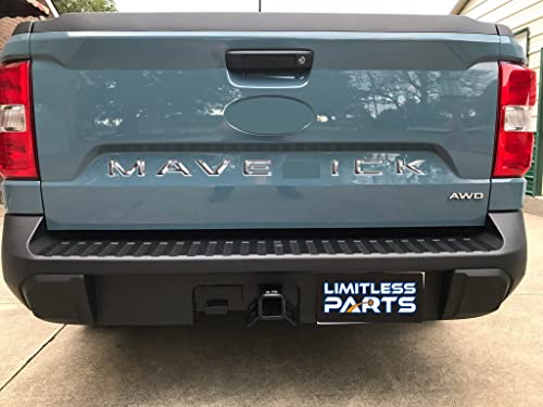LimitlessParts Tailgate Letter Inserts fits 2022 for-d Maveric-k ABS Plastic NOT Thin Decals – Chrome
