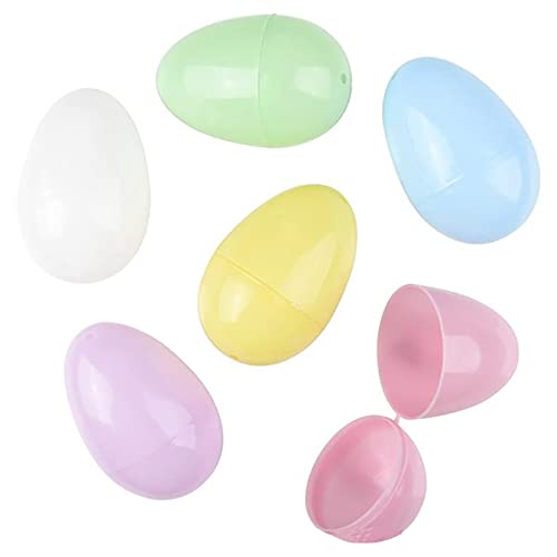 The Dreidel Company Pastel Fillable Easter Eggs with Hinge Bulk Colorful Bright Plastic Easter Eggs, Perfect for Easter Egg Hunt, Surprise Egg, Easter Hunt, 2″ Assorted Colors (144-Pack)