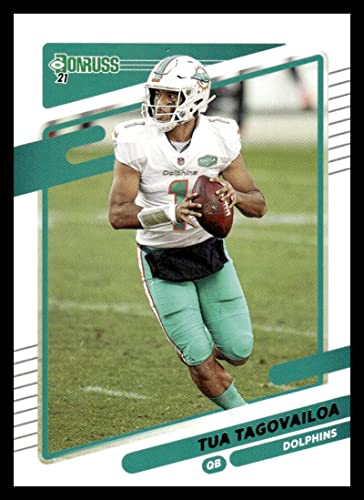 2021 Donruss #61 Tua Tagovailoa Miami Dolphins NFL Football Card NM-MT
