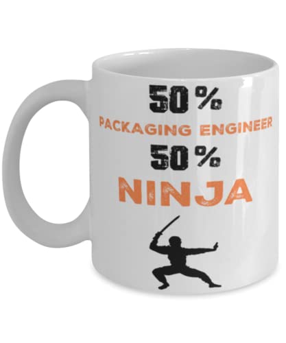Packaging Engineer Ninja Coffee Mug, Packaging Engineer Ninja, Unique Cool Gifts For Professionals and co-workers