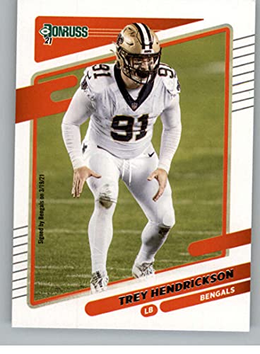 2021 Donruss #100 Trey Hendrickson Cincinnati Bengals NFL Football Card NM-MT