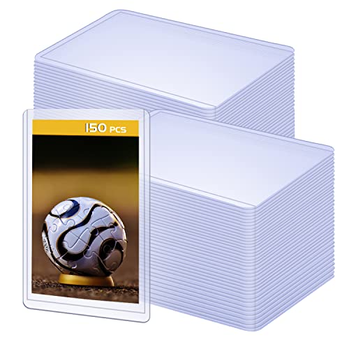 150 Pack 3″x4″ Hard Plastic Card Sleeves Top Loaders for Cards, Baseball Card Protectors Hard Plastic, for Baseball Card, Game Cards, Trading Card, and So on