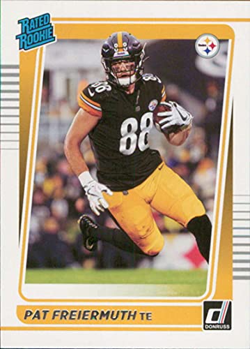2021 Donruss #281 Pat Freiermuth Pittsburgh Steelers Rated Rookies NFL Football Card (RC – Rookie Card) NM-MT