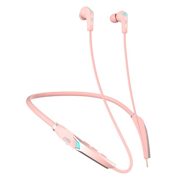 tangsanmei’s shop Bluetooth Headset, E5, TWS Neck Hangs Headphones,Answer Phone, Listen to Music, 10 Meters Lossless Transmission, IPX5 Waterproof and Sweat, Suitable for Running, Walk(Pink)