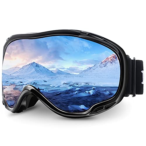 GLUTINOUS ski goggles Ski goggles Protection Anti-Fog Snow Goggles for Men Women Youth snow goggles (Color : A, Size : One size)