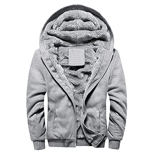 TOWMUS Hoodies for Men,Men’s Hooded Warm Coat Winter Parka Jacket