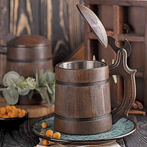 ffxiv Ninja Mug Wooden Tankard. Gift For Gamers. Beer Stein With lid. Personalized Wooden Beer Mug. Custom Gift For Him, Gift For Husband, Gifts For Men # 579 / 0.6L / 22oz | The Storepaperoomates Retail Market - Fast Affordable Shopping