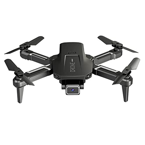 Pro Drones with Camera for Adults 4K HD Camera Live Video Flight Time with Return Home Brush Kids Christmas Gift (Dual Camera, Black)
