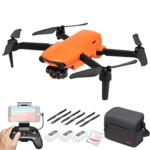 Autel Robotics EVO Nano+ Drone, 1/1.28″ CMOS 50MP 4K/30fps HDR Video PDAF + CDAF Autofocus Master Subject Tracking Advanced Obstacle Avoidance 10km 2.7K Video Transmission, 249g Ultralight Foldable Camera Quadcopter with 3-Axis Gimbal, Premium Bundle (Ora