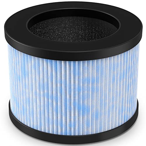 POMORON MJ001H Replacement Filter, H13 True Hepa Filter, Activated Carbon, High Performance Multi-Layer Filter, MJ001H-RF, 1 Pack