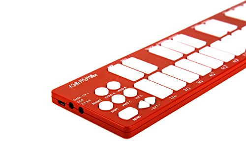 Keith McMillen Instruments QuNexus RED | 25 Key USB MIDI MPE Compatible LED Keyboard Controller, 3-Track Step Sequencer/Arpeggiator with Polyphonic Aftertouch and Selectable Per-Note Modulation | The Storepaperoomates Retail Market - Fast Affordable Shopping