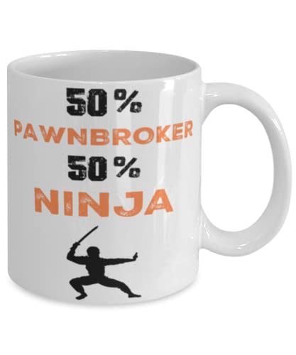 Pawnbroker Ninja Coffee Mug, Pawnbroker Ninja, Unique Cool Gifts For Professionals and co-workers | The Storepaperoomates Retail Market - Fast Affordable Shopping