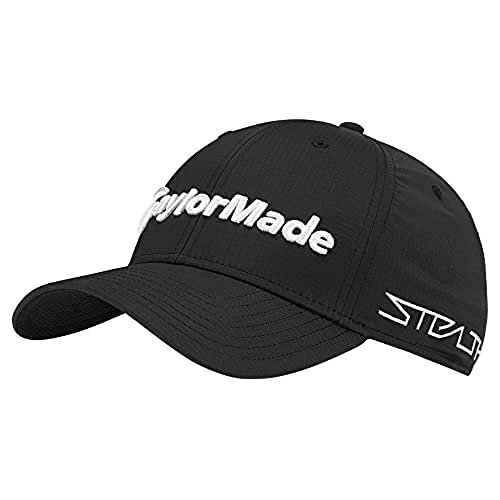 TaylorMade Golf Standard Tour Radar Hat, Black, Medium