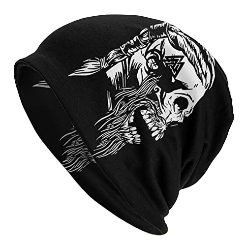 WSXJJ Viking Beanies Caps Men Women’s Street Skullies Bonnet Hats Nordic Winter Warm Cap,Odin Skull