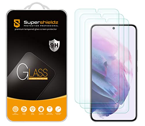 (3 Pack) Supershieldz Designed for Samsung (Galaxy S22 Plus 5G) Tempered Glass Screen Protector, Anti Scratch, Bubble Free