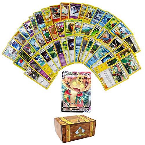 Golden Groundhog TCG Deck Box Including 50 Additional Cards (Sword and Shield Super Set | 1 Holographic VMAX Gigantamax Or Dynamax is Guaranteed)