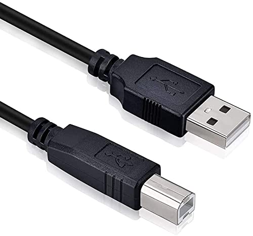 PPJ USB 2.0 Data Cable Cord Lead for BEHRINGER NOX404 Premium 2-Channel DJ Mixer, Behringer XENYX X1622USB X1222USB 1204USB X2442USB Mixer