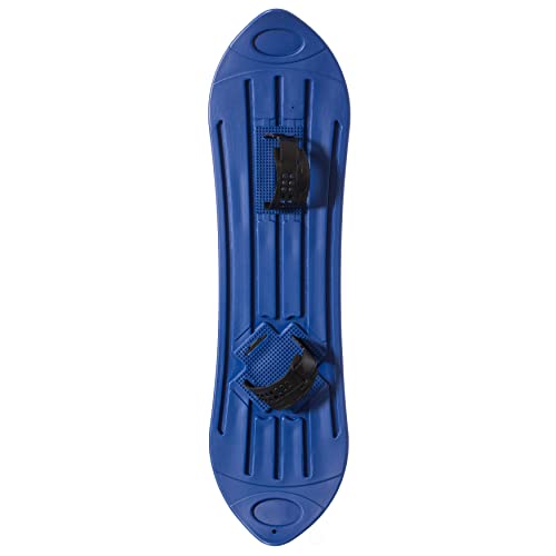 Gardenised Plastic Outdoor Snowboard Ice Sled, Single-Person, Gardenised Over 5 Years, Blue