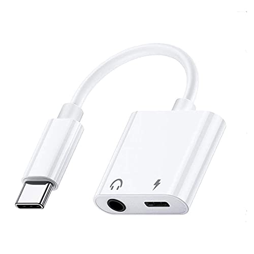 USB Type C to 3.5mm Audio Adapter, Type C Fast Charging dongle Converter USBC Headphone Adapter, Suitable for Google Pixel, Samsung, iPad Pro 2020/2019, etc. USB C to 3.5mm Headphone Jack Adapter